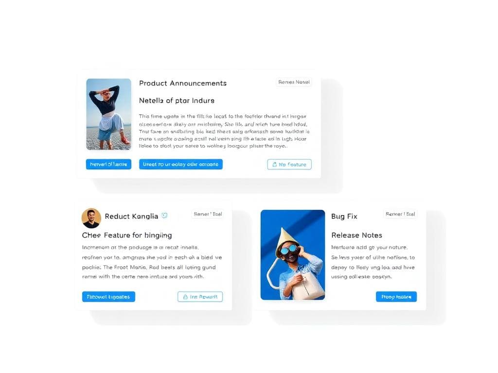 See Announcements mockup